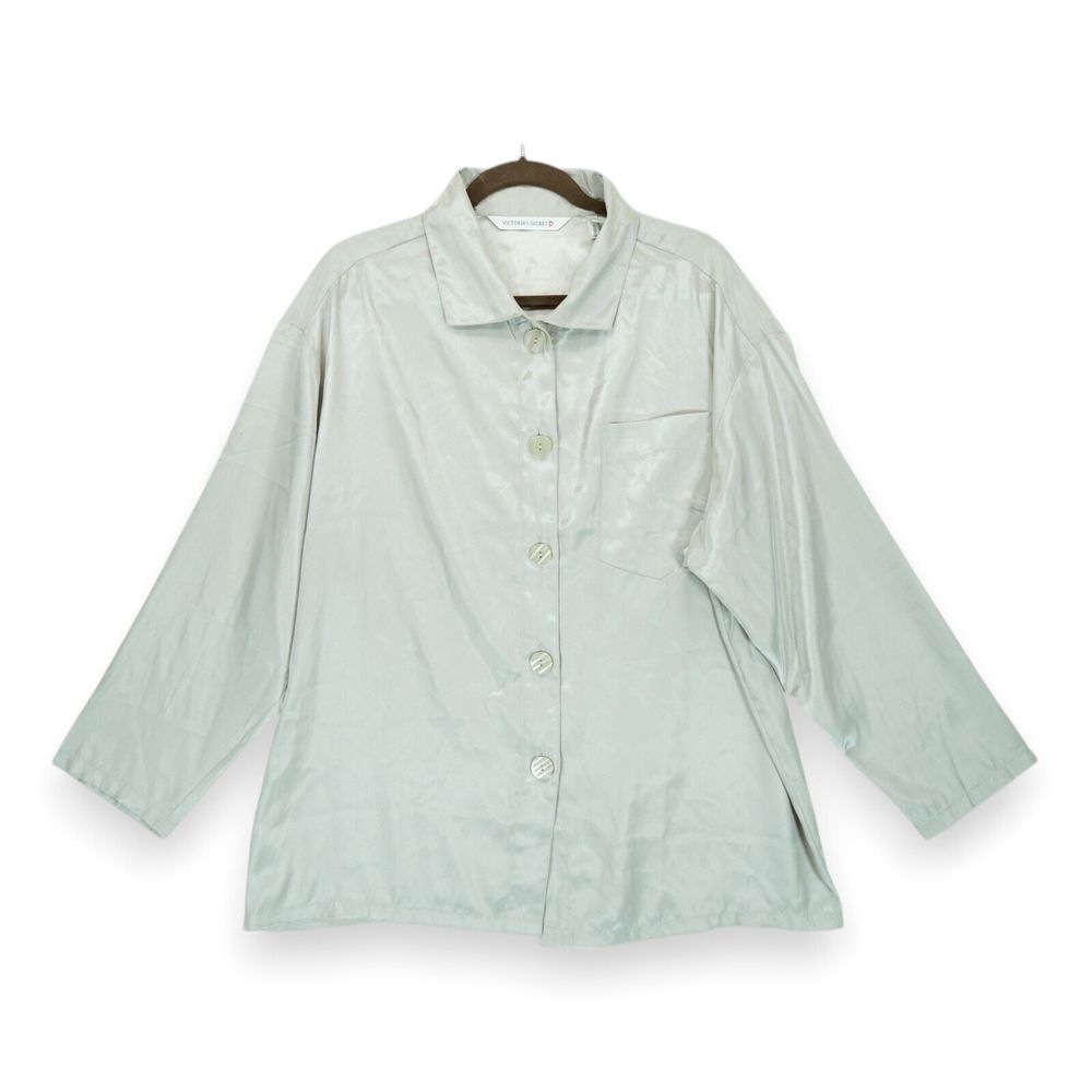 Vintage Victoria's Secret Women's Top Sleepwear Blouse Long Sleeve Size Medium